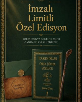 TOLKİEN DİLLERİ ORTA DÜNYA SÖZLÜĞÜ - KİŞİYE ÖZEL SERTİFİKALI VE ( İMZALI )
